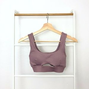 Forever 21 Purple Cutout Crop Top Bralette Bra